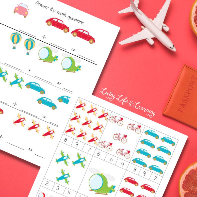 Airplane Preschool Printables