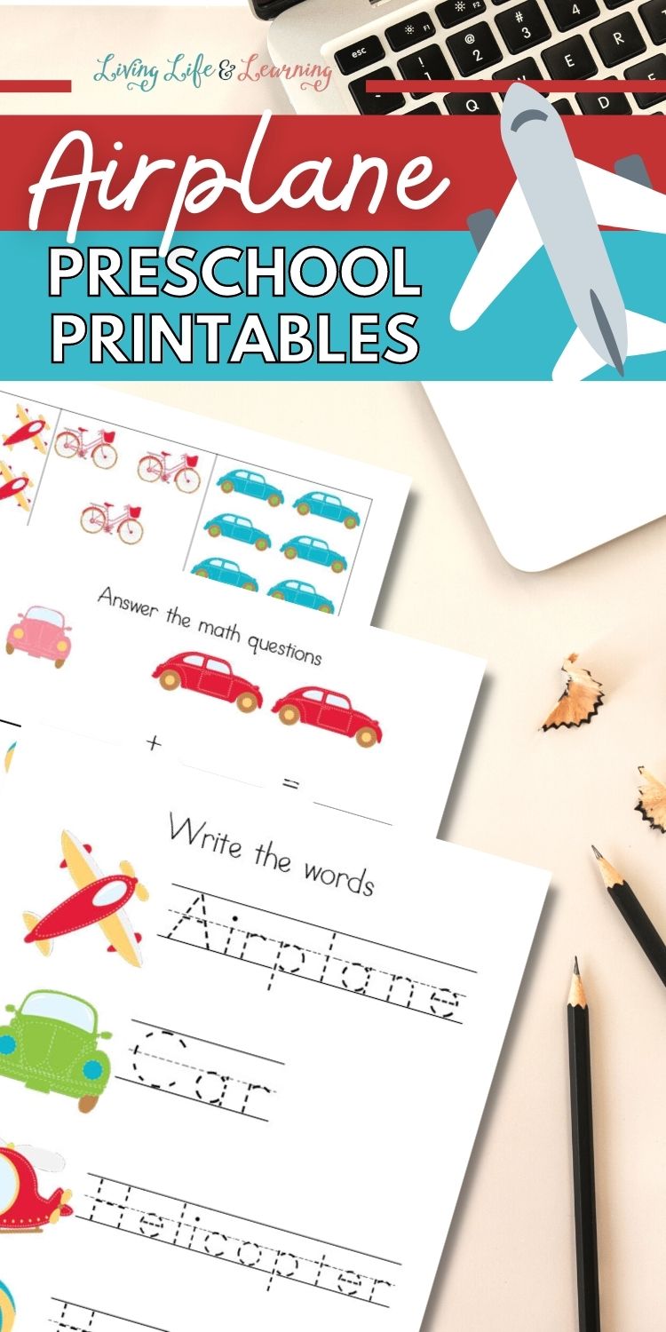 Airplane Preschool Printables