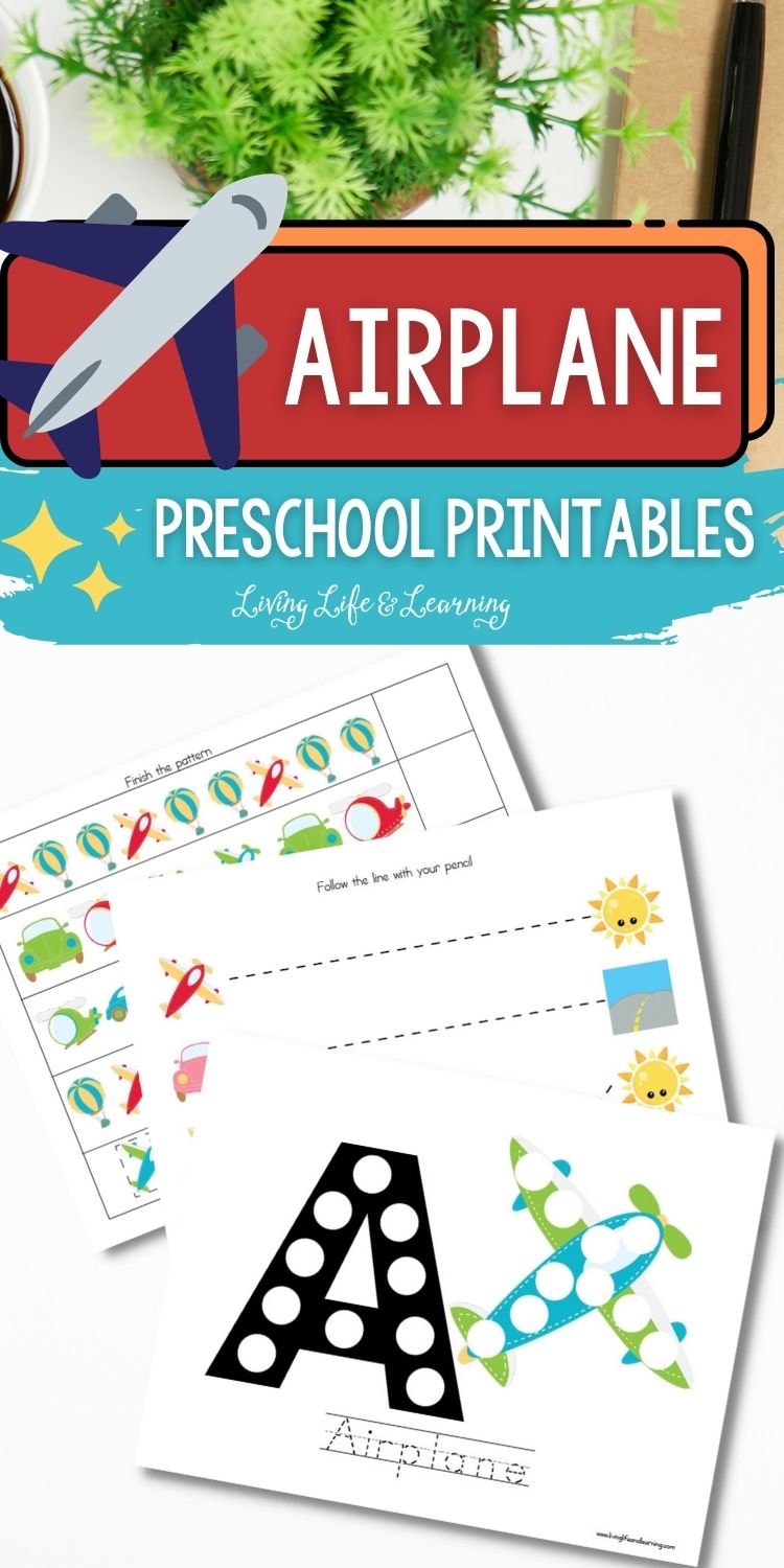 Airplane Preschool Printables