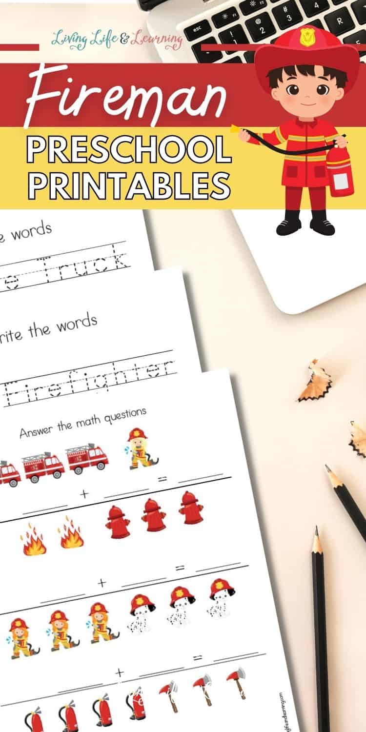 Fireman Preschool Printables