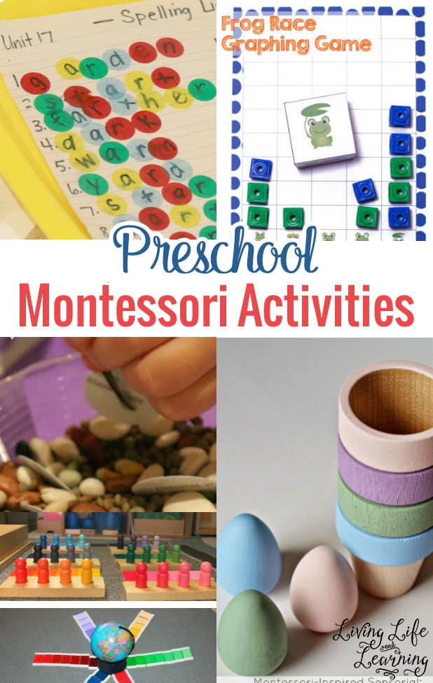 If you have a Preschooler, then you will love this post! You will find an awesome list of Preschool Montessori activities for all subjects. It will give you a good overview on how Montessori works and how to get started.