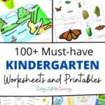 100 Must-Have Kindergarten Worksheets and Printables