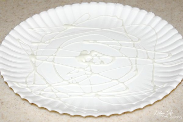 Winter craft plate