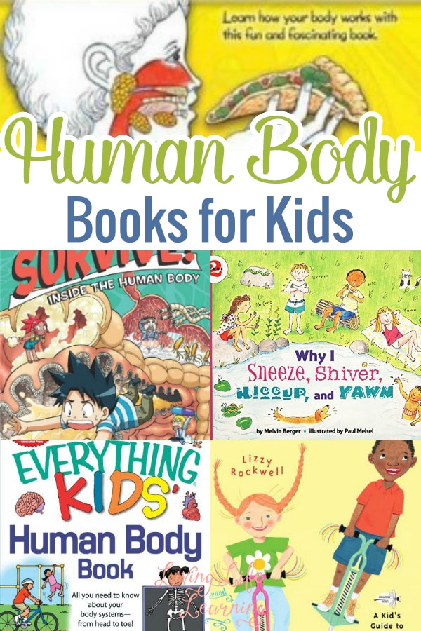 In this post, you will see a great list of human body books for kids who love books, who love learning about the human body or that need to get into reading (because these are just so much fun and so interesting)!