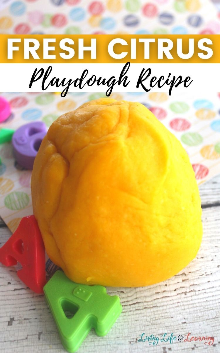 Fresh Citrus Playdough Recipe