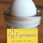 With spring in full swing I thought that some egg experiments were called for. Some of them we have done before, and some we gave a try for the first time.