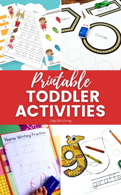 Printable Toddler Activities