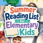 collage of Summer Reading List for Elementary Kids