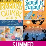 collage of Summer Reading List for Elementary Kids