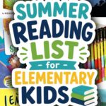 collage of Summer Reading List for Elementary Kids