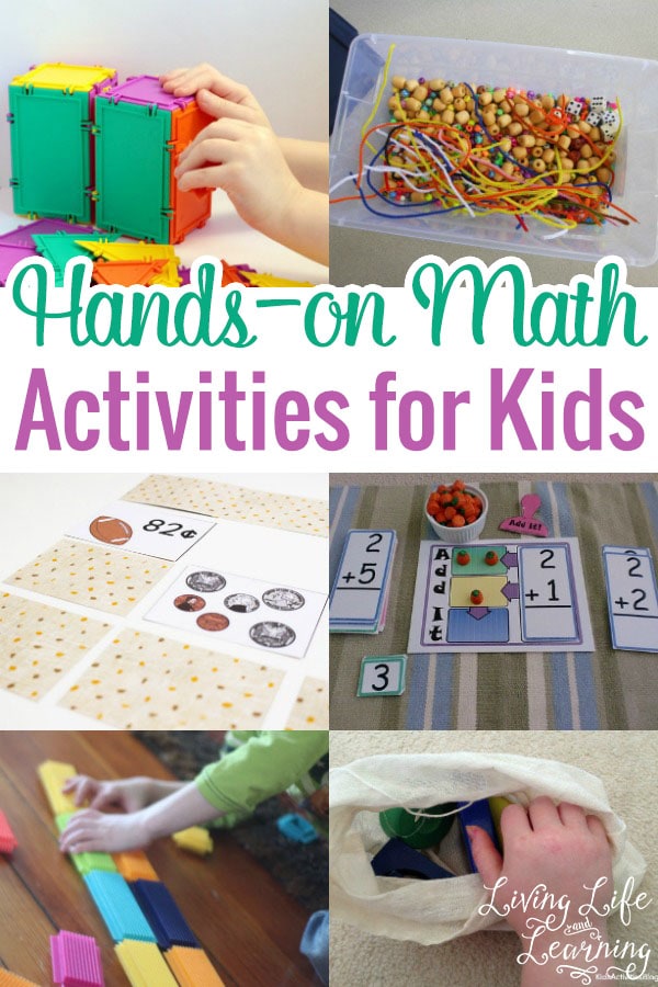 Instead of hunting down for great and fun Math activities, I have a list of wonderful hands-on Math activities for kids that you can use anytime! Take a look!