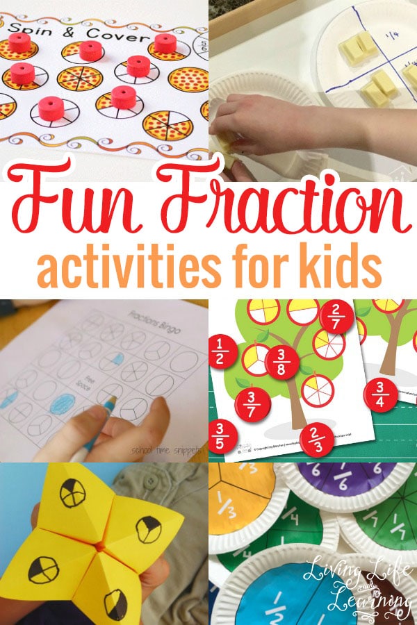 Learning fractions doesn't have to be a bore - try these fun fraction activities for kids to make learning about fractions more exciting.