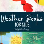 Weather Books for Kids: Paneled book covers.