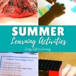 Image of summer learning activities