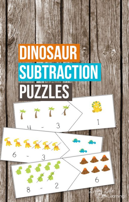 Keep up your math skills with these fun dinosaur subtraction puzzles. A fun way for dino lovers to improve their math skills and have fun at the same time.