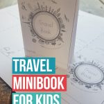Travel mini book for kids