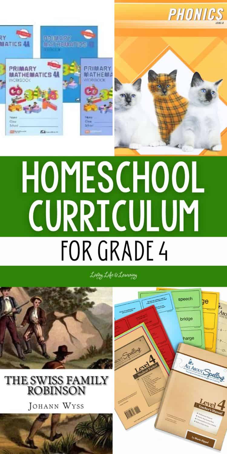 Homeschool Curriculum for Grade 4
