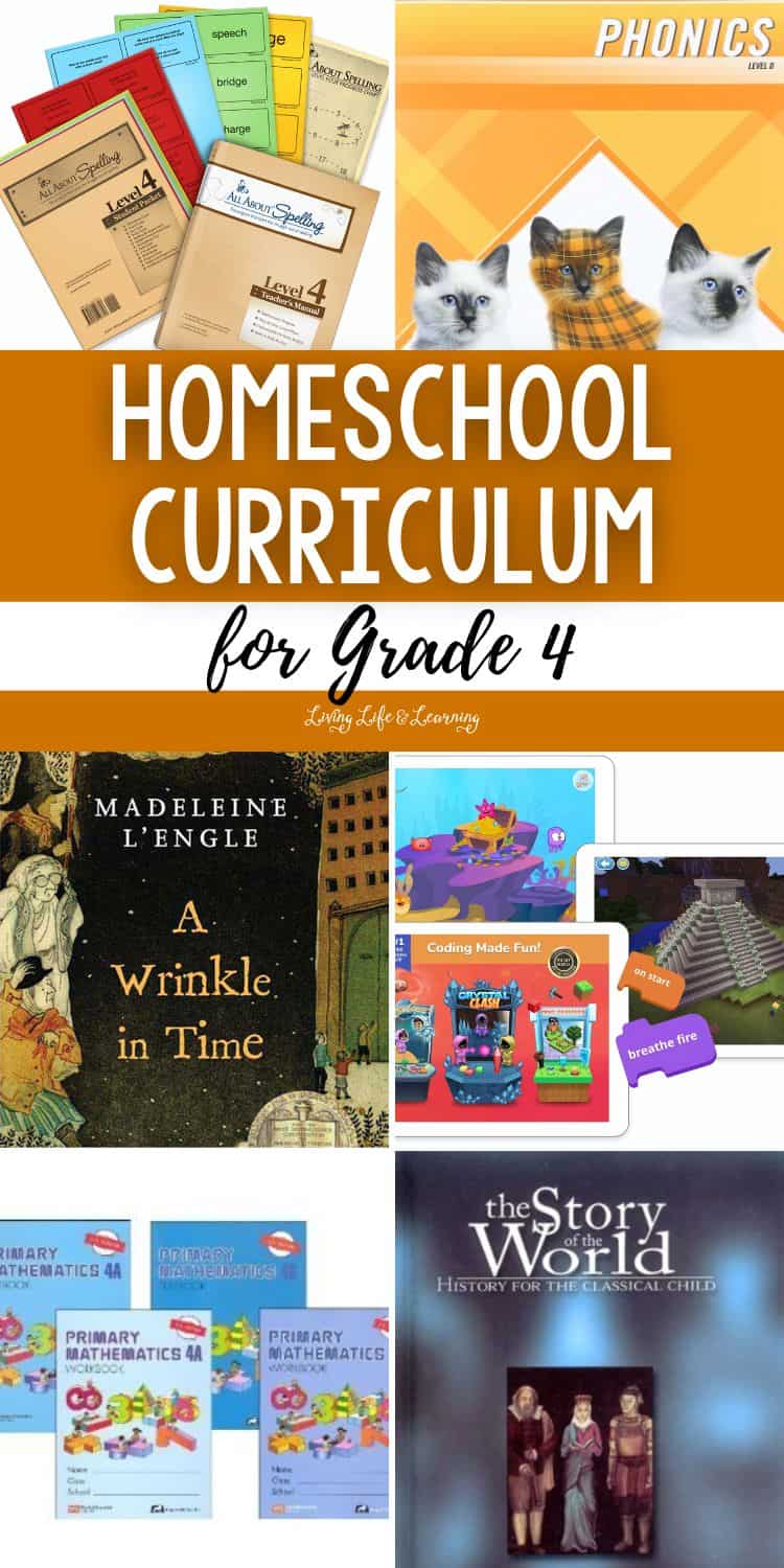 Homeschool Curriculum for Grade 4