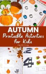 Autumn Printable Activities for Kids