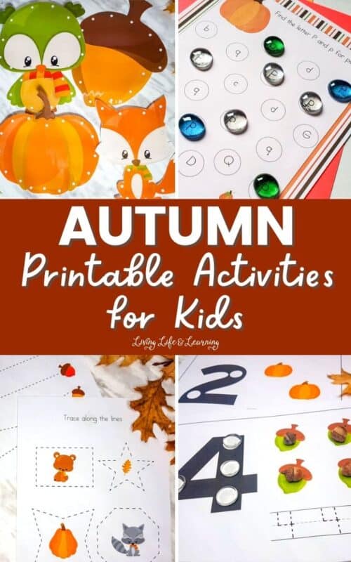 Autumn Printable Activities for Kids