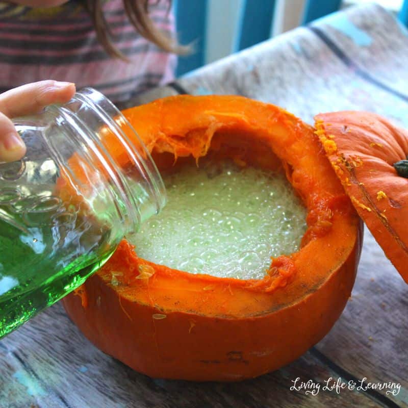 Bubbling Pumpkin Experiment