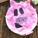 Piggie Paper Plate Craft: Pink paper plate Piggie craft