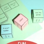 a photo of Fun Sentence Starters - Printable Dice Game