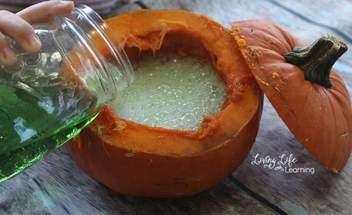 foamy pumpkin experiment 