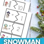 Snowman Place Value Puzzles