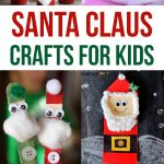 Bring Santa Claus into your home early with these wonderful Santa Claus Crafts for kids, the kids will beg you to do more, they're so fun!