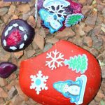 Christmas Rock Painting for Kids
