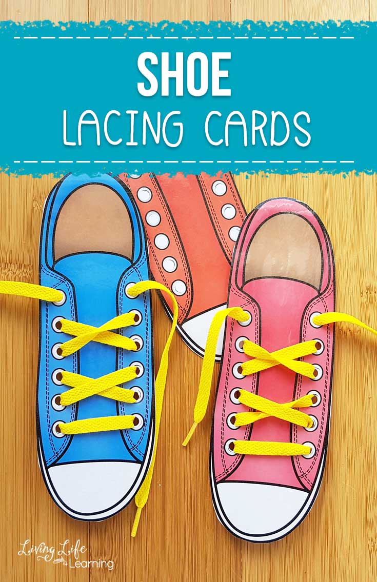 Printable Shoe Lacing Cards