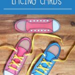 Printable Shoe Lacing Cards