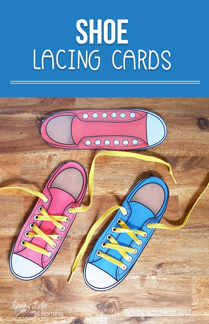 Printable Shoe Lacing Cards