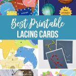 Lacing Cards are a perfect fine motor activity that is easily taken on the road or used as individual activities for kids. These printable versions make it simple to find the perfect ones for your kids!