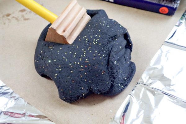 Our new favorite is this Outer Space Inspired Play Dough Recipe. It is easy to make, has a fun color & sparkle, and can lead to fun activities all about outer space!