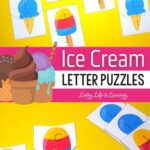 Ice Cream Letter Puzzles