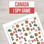 A fun counting activity for Canada Day to help kids learn about various parts of Canada's rich history. Get counting in this fun Canada activity - I spy is an interactive game for any child.