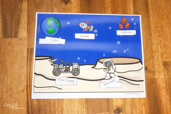 space worksheets for kids