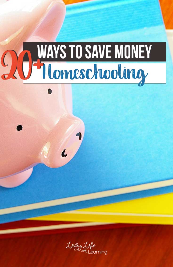 Have you ever thought about how you can save money homeschooling? Here are 20+ ways to make it easy for you to save money homeschooling.