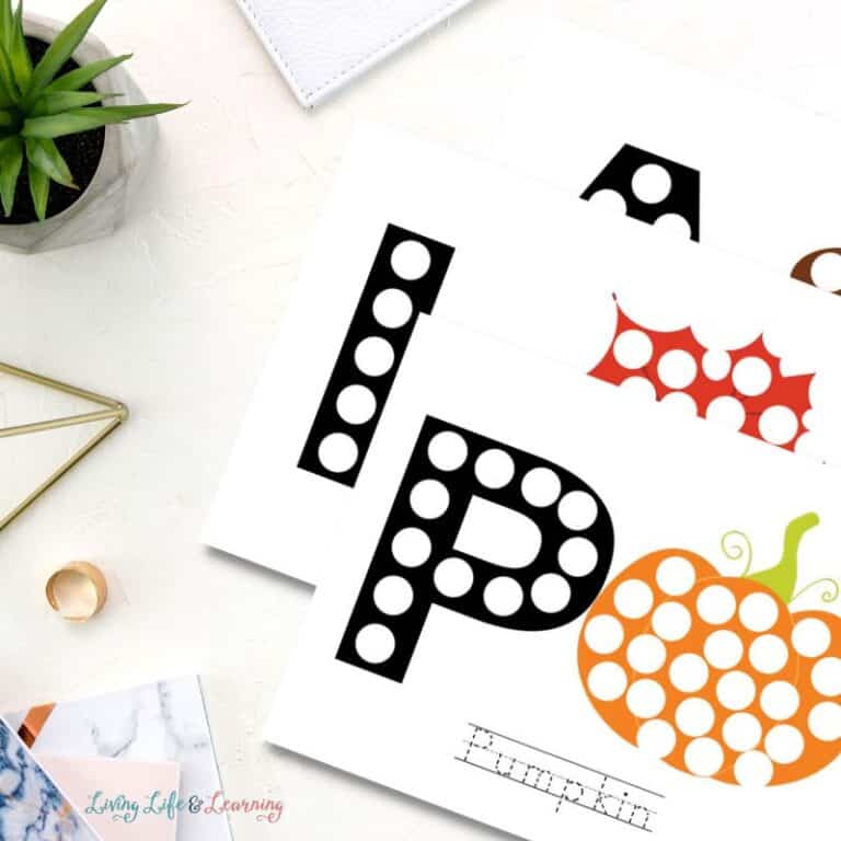 Pumpkin Preschool Printables