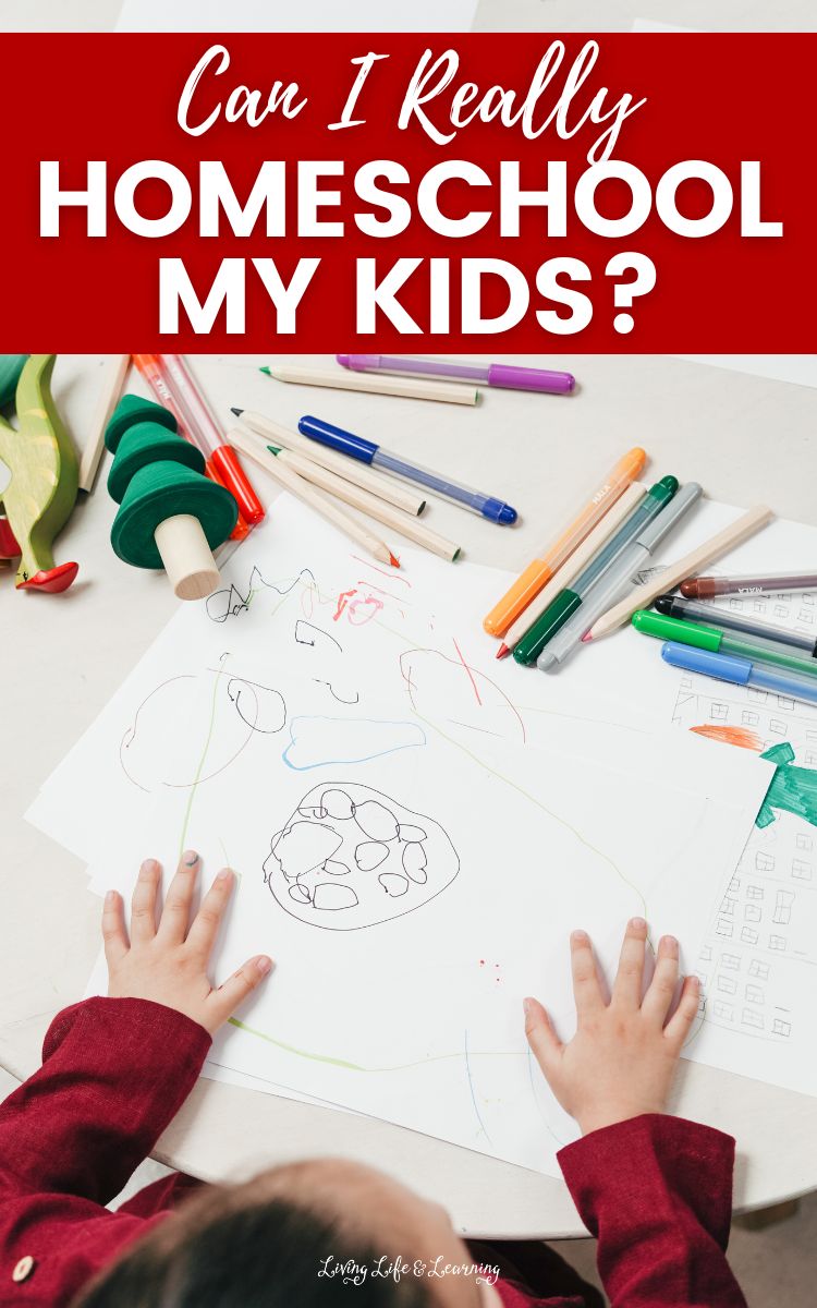 Sample image of a child doing homeschool activitty
