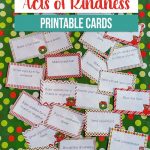 Get into the holiday spirit with these Acts of Kindness Printable Cards Inspired by Santa Bruce - a family favorite for sure.