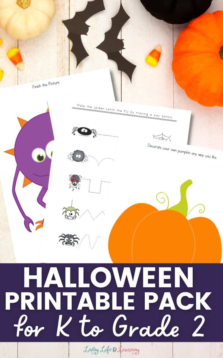 Halloween Printable Pack for K to Grade 2