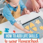Teaching life skills is something that each and every homeschool educator can do. Here are some tips on how to add life skills to your homeschool lessons! 