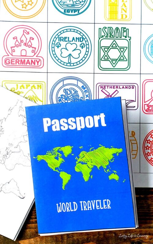 Printable Passport for Kids: Explore the World from Home