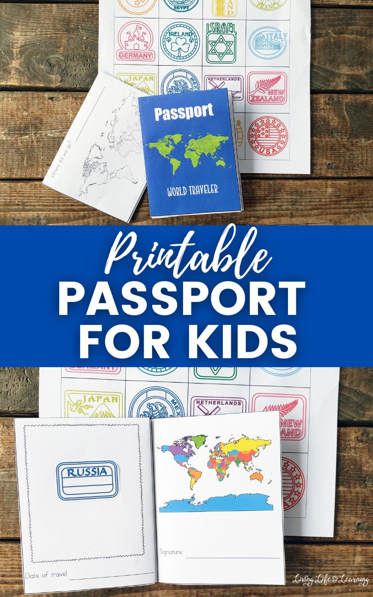 DIY Passport Book + Free Printable!