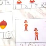 Thanksgiving Counting Cards and Puzzles