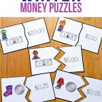 Make learning about money fun with these printable US Money Puzzles for kids so they can indentify coins and dollar bills in no time.