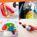 collage of Human Body Activities for Kids